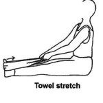 Towel stretch Towel stretch
