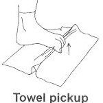 Towel pick-up Towel pick-up